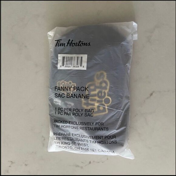 GAZA FUNDRAISER NWT Limited Edition Justin Bieber Tim Hortons Bum Bag - Picture 3 of 3